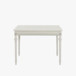 Kustavilainen sohvapöytä suorakaide, väri helmenharmaa-patina.