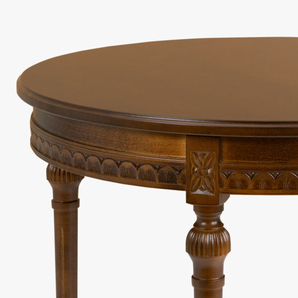 Kustavilainen sohvapöytä, väri amerikanpähkinä.