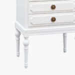 Kustavilainen lipasto, väri valkoinen.