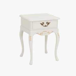 Talonpoikaisrokokoo yöpöytä