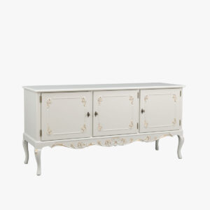 Talonpoikaisrokokoo astiakaappi