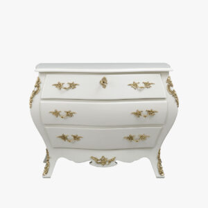 Talonpoikaisrokokoo mahalipasto, helmenharmaa.