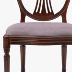 Hepplewhite tuoli, hepplewhite-väri, verhoiluna mohair syreeni